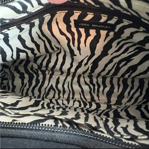 Vera Bradley Black Quilted Shoulder Bag - Picture 6 of 8